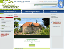 Tablet Screenshot of blankenhain.de